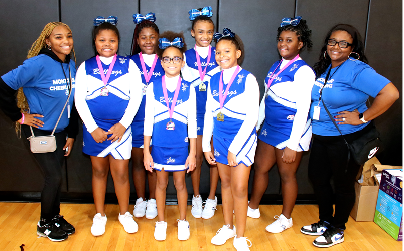 2023 Pee Wee cheer won 2nd place, they are going to Florida!