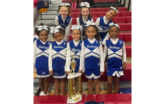 Tiny Mite Cheer League Champions